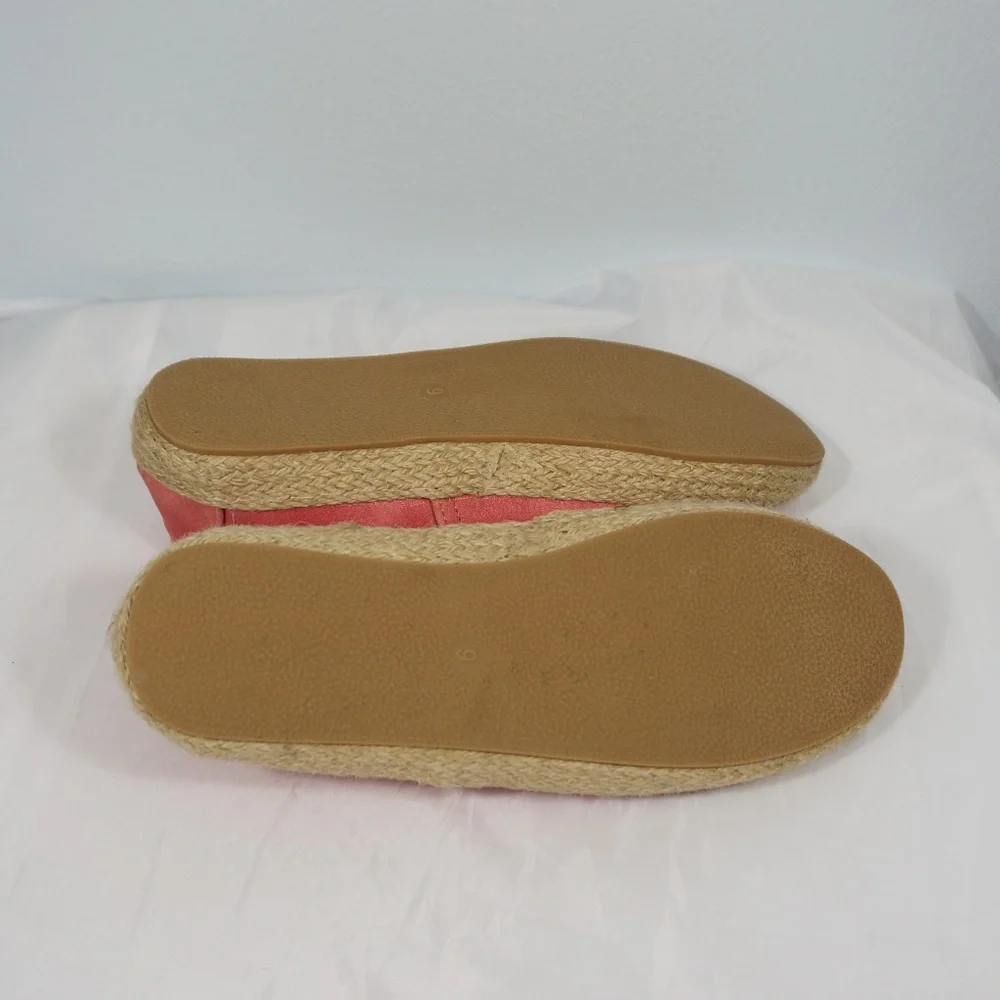 Seven7 Cape Verde Coral Espadrilles Flats Size 9